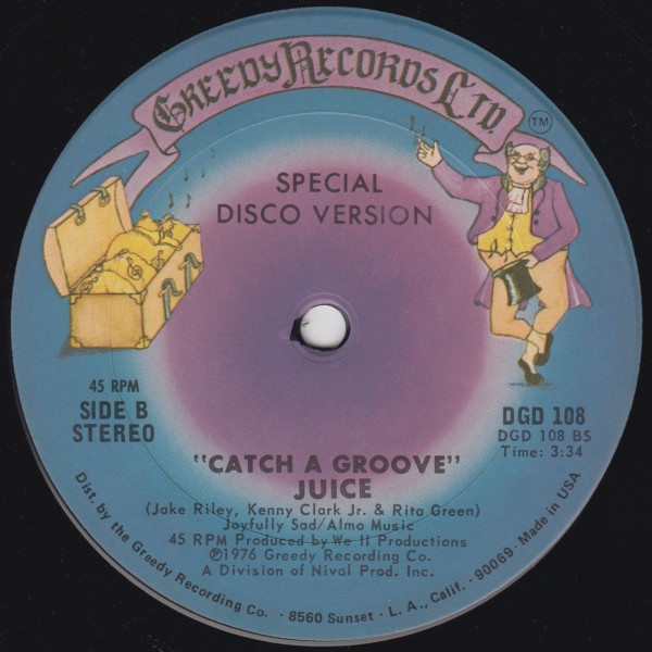 Juice - Feel Like Good Music bw Catch A Groove