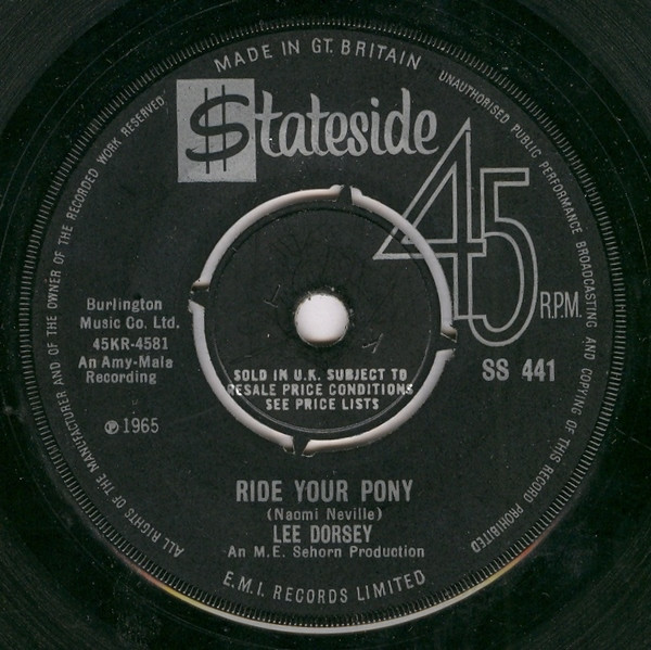 Lee Dorsey - Ride Your Pony