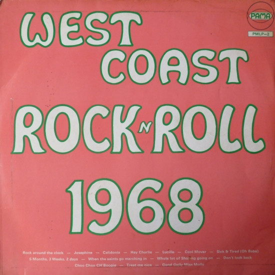 Milwaukee Coasters, The - West Coast Rock N Roll 1968