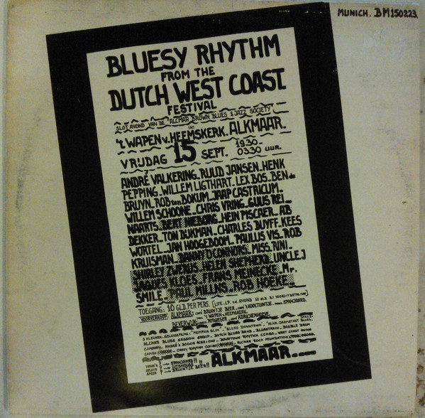 Various - Bluesy Rhythm From The Dutch West Coast